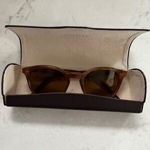Oliver Peoples Brown Tortoiseshell Sunglasses